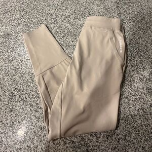Alphalete Tan Leggings Smooth Form-Fitting Design